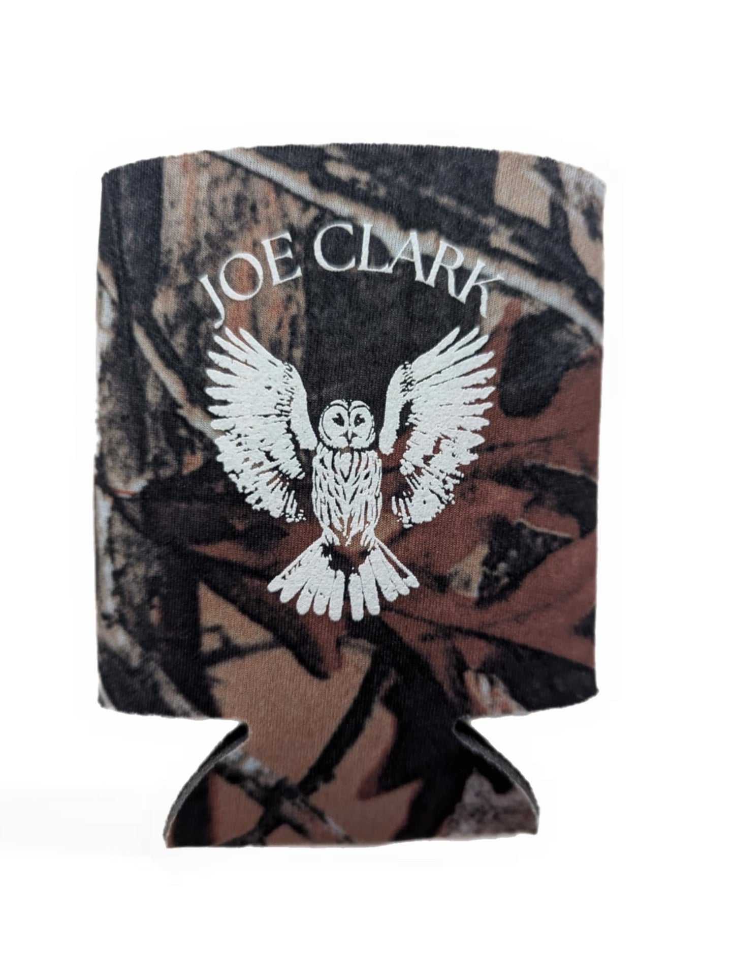 Joe Clark Camo Koozie