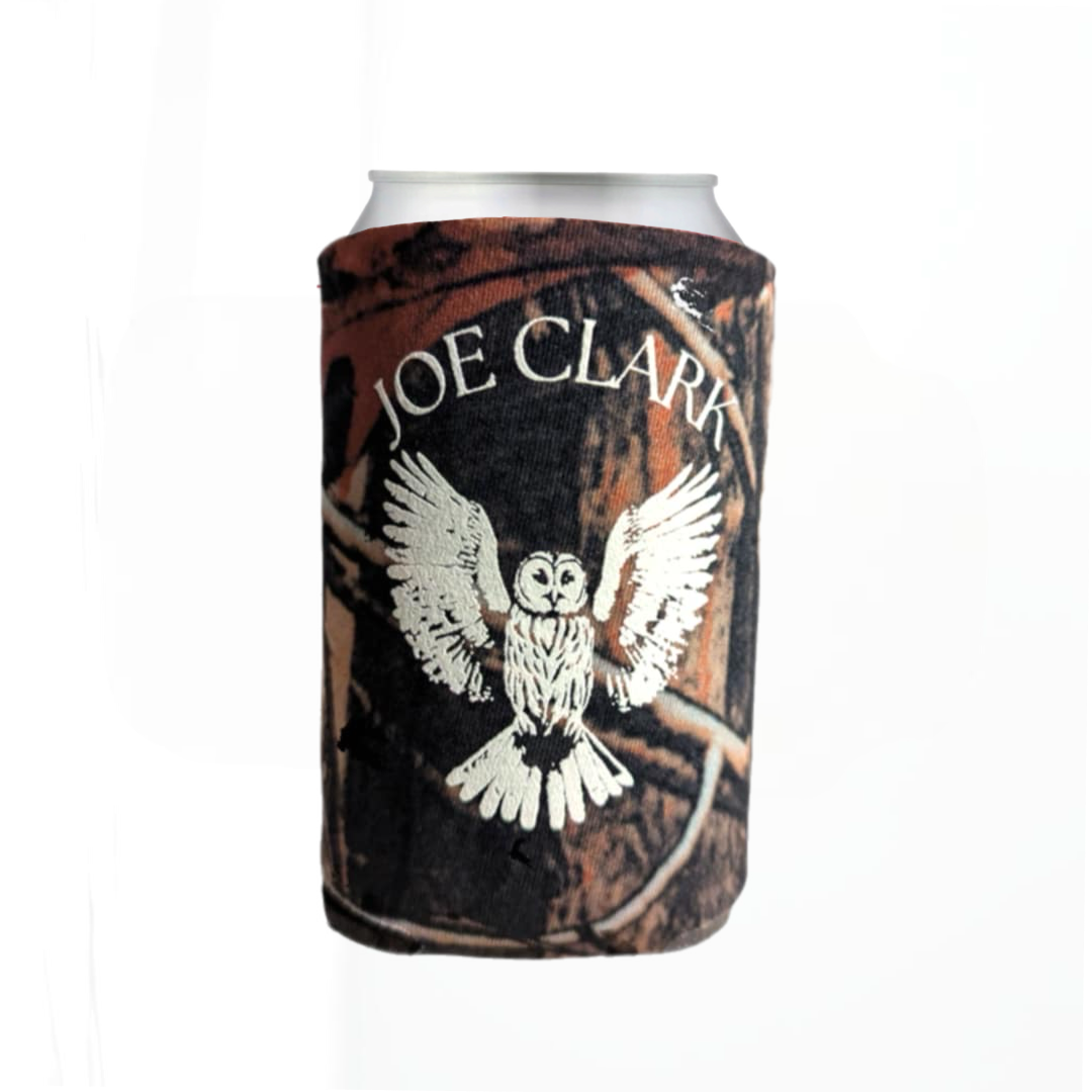 Joe Clark Camo Koozie